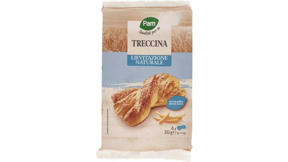 TRECCINE CON ZUCCHERO CRISTALLINO IN SUPERFICIE 6PZ
