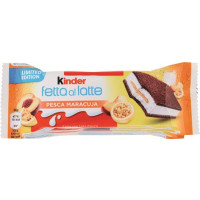 KINDER FETTA AL LATTE PESCA E MARACUJA