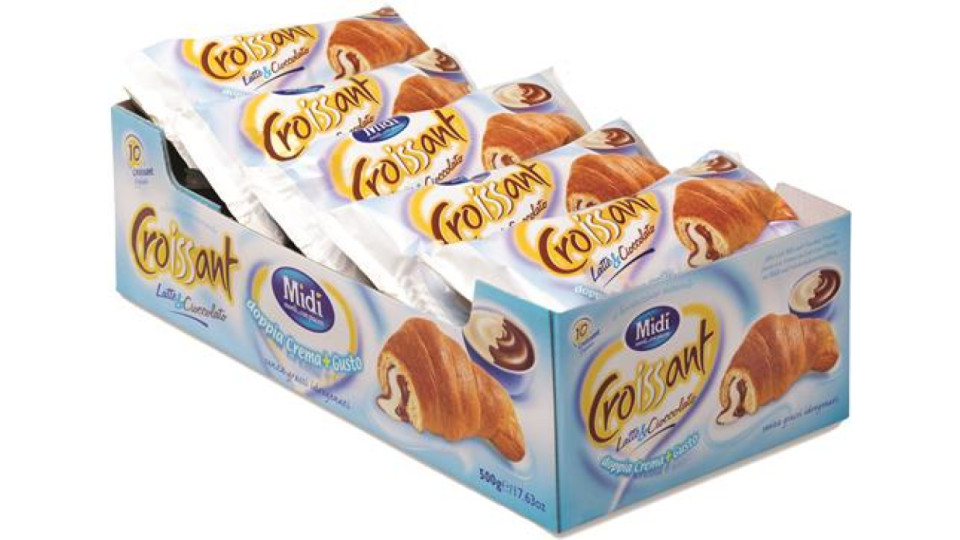 10 CROISSANT LATTE CIOCCOLATO