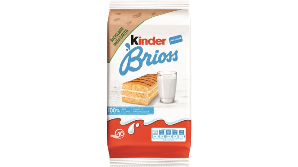 KINDER BRIOSS T.10 PEZZI