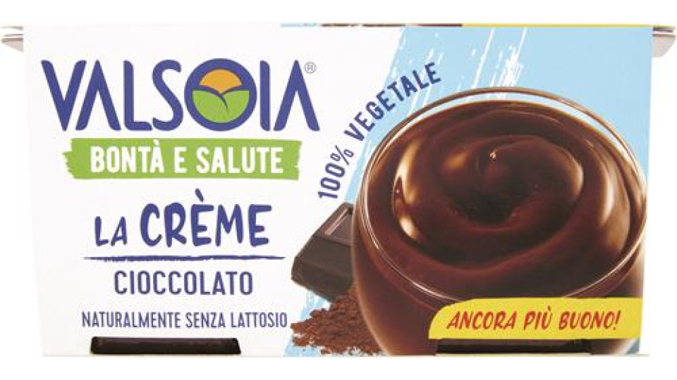 LA CREME CIOCCOLATO VALSOIA 2X115GR