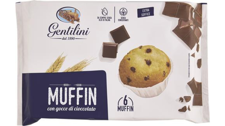 MUFFIN GOCCE DI CIOCCOLATO