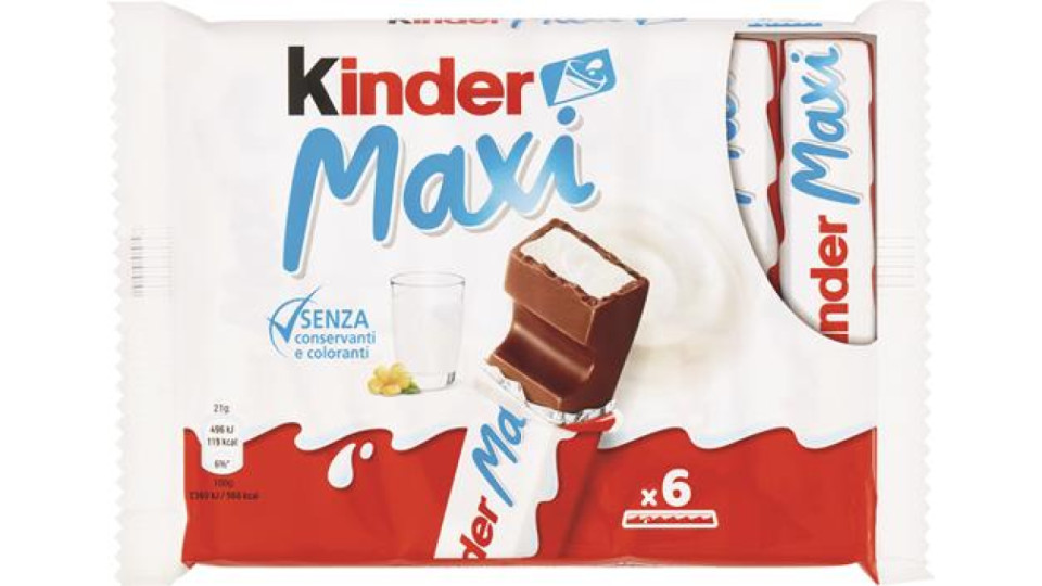 KINDER MAXI 6 PEZZI