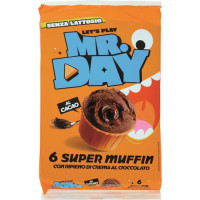 MUFFIN AL CACAO CON CREMA AL CIOCCOLATO SENZA LATTOSIO