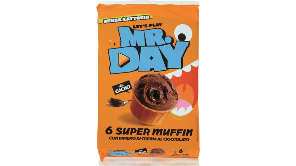 MUFFIN AL CACAO CON CREMA AL CIOCCOLATO SENZA LATTOSIO