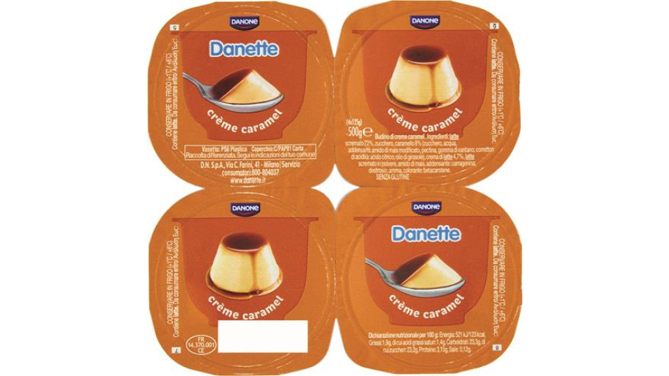 DANETTE CREME CARAMEL X4