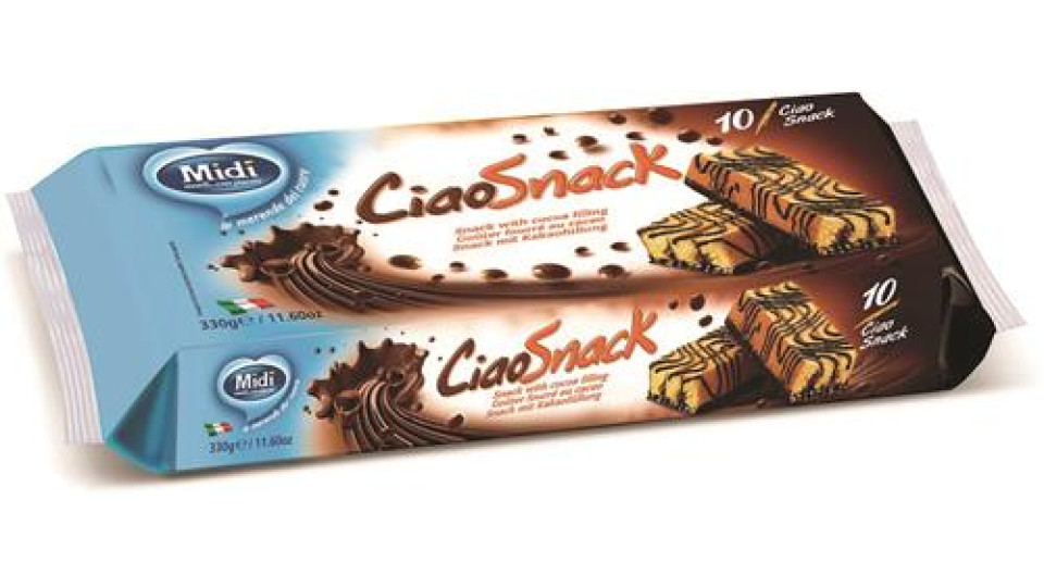 10 MERENDE CIAO SNACK DECORATE CIOCCOLATO