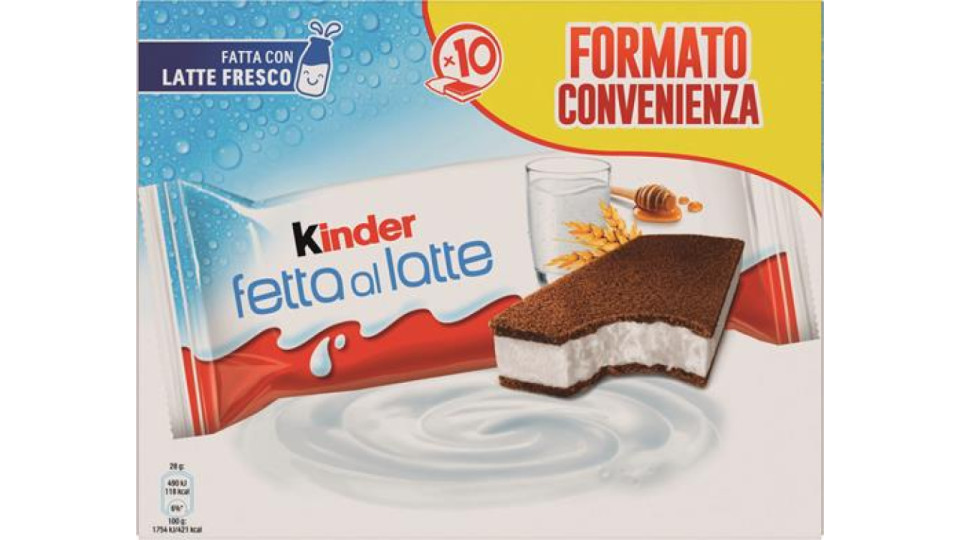 KINDER FETTA LATTE T10X7 SPECIAL PACK