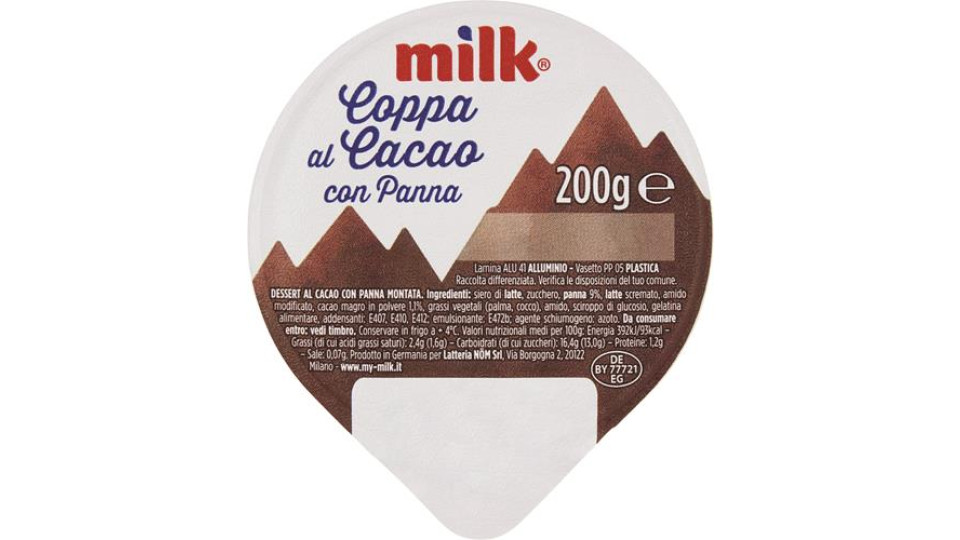 MILK COPPA VANIGLIA