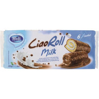MERENDE CIAO ROLL FARCITE CREMA AL LATTE E RICOPERTE AL CACAO MAGRO