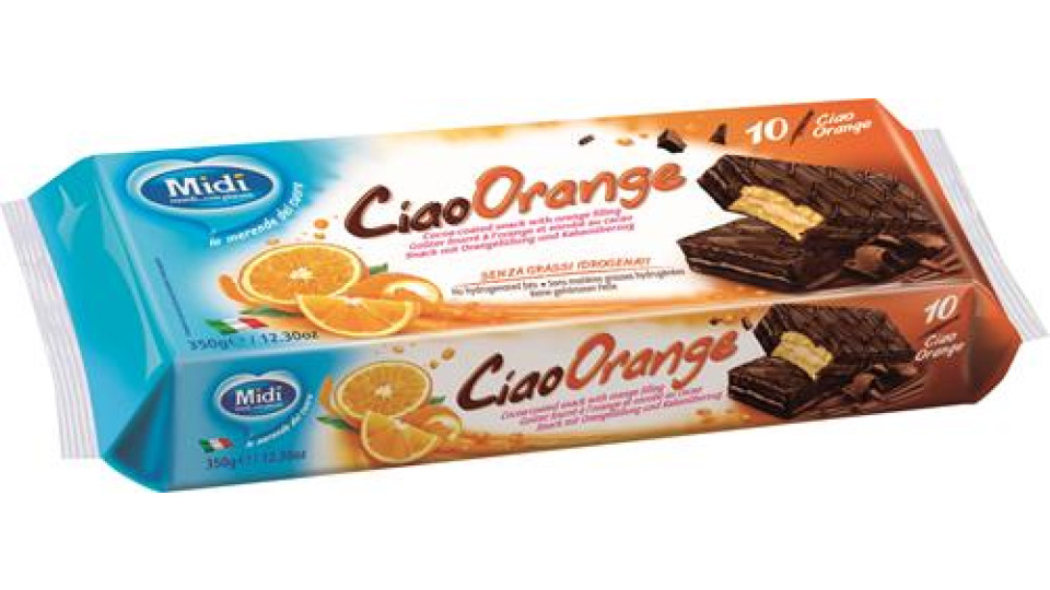 10 MERENDE CIAO ORANGE RICOPERTE CACAO