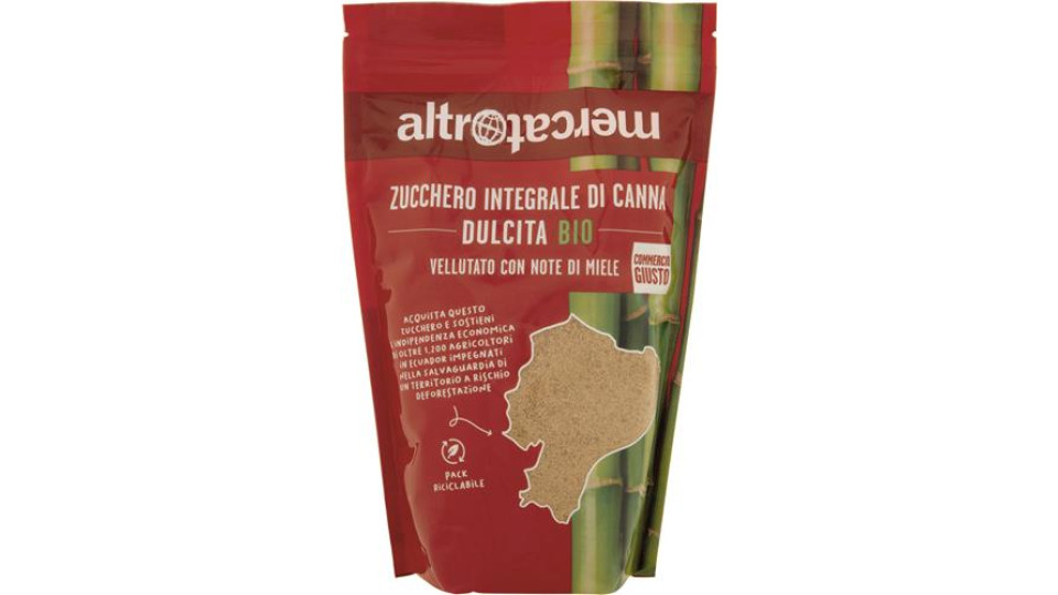 ZUCCHERO INTEGRALE DI CANNA BIO DULCITA