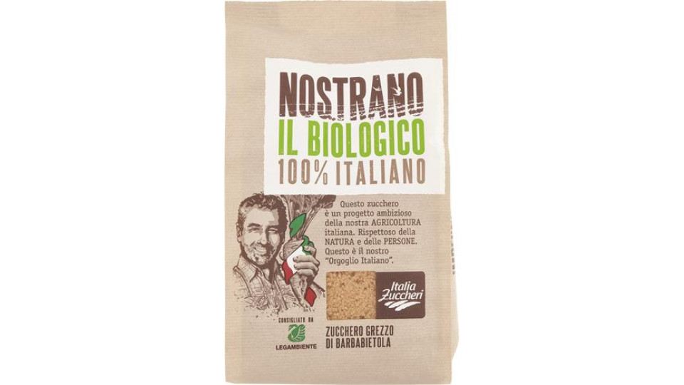 NOSTRANO BIOLOGICO GREZZO ITALIANO 100% DI BARBABIETOLA