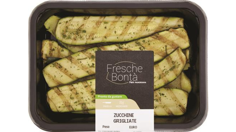ZUCCHINE GRIGLIATE FRESCHE BONTA