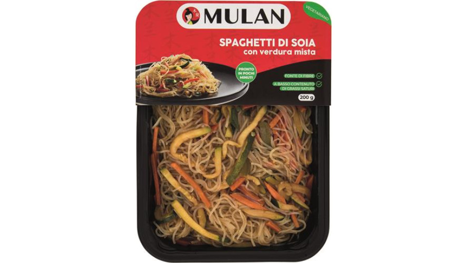 SPAGHETTI SOIA VERDURA MISTA