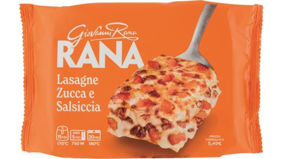LASAGNE ZUCCA E SALSICCIA
