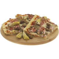 PIZZA GOURMET FUNGHI CARCIOFINI PROSCIUTTO OLIVE