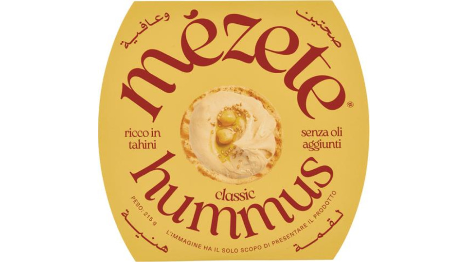 GOURMET HUMMUS CLASSICO 100% NATURALE SENZA GLUTINE