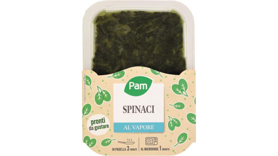 PAM SPINACI AL VAPORE