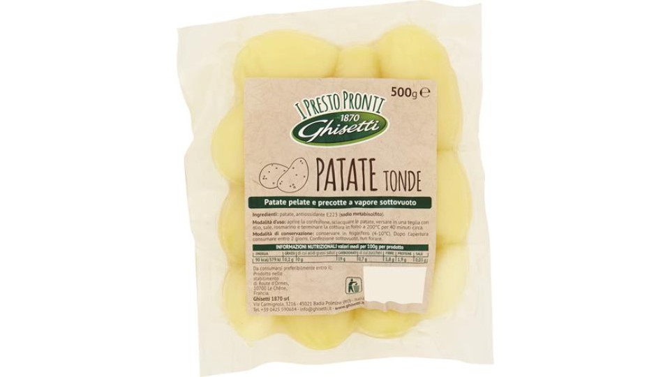 PATATE PRECOTTE