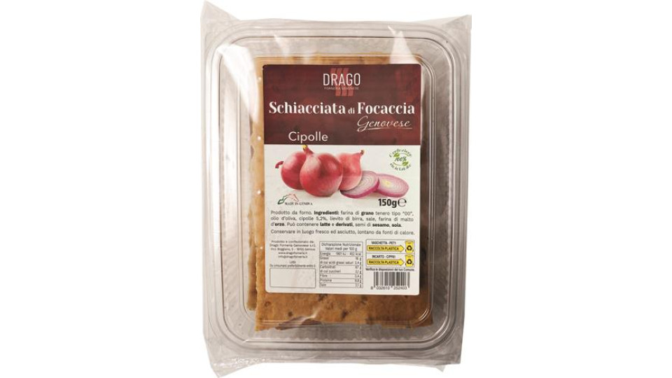 SCHIACCIATA DI FOCACCIA GENOVESE ALLE CIPOLLE