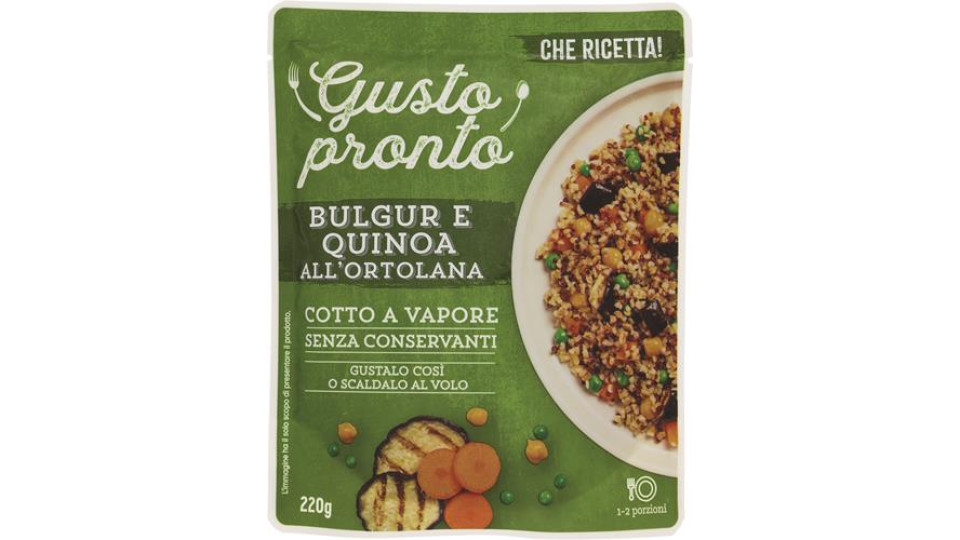 BULGUR E QUINOA ALL'ORTOLANA