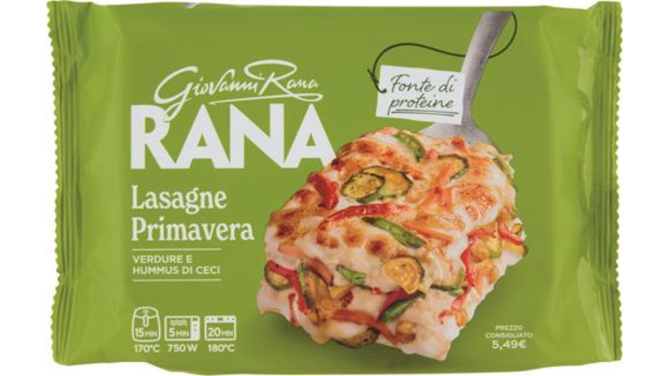 LASAGNE PRIMAVERA CON VERDURE E HUMMUS DI CECI