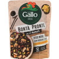 BONTA PRONTE RISO NERO CON VERDURE E POLLO