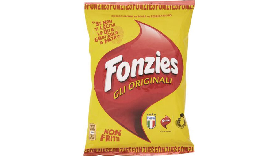 FONZIES GLI ORIGINALI CROCCANTINI DI MAIS AL FORMAGGIO