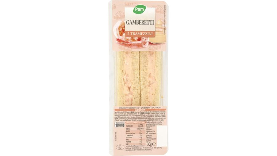 TRAMEZZINI GAMBERETTI E SALSA ROSA