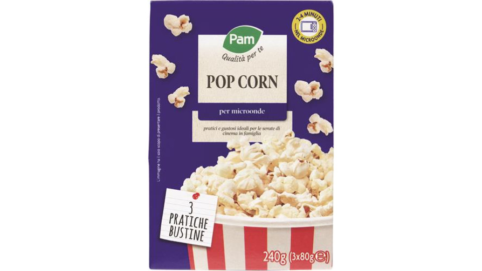 POP CORN MICROONDE 3X80 GR