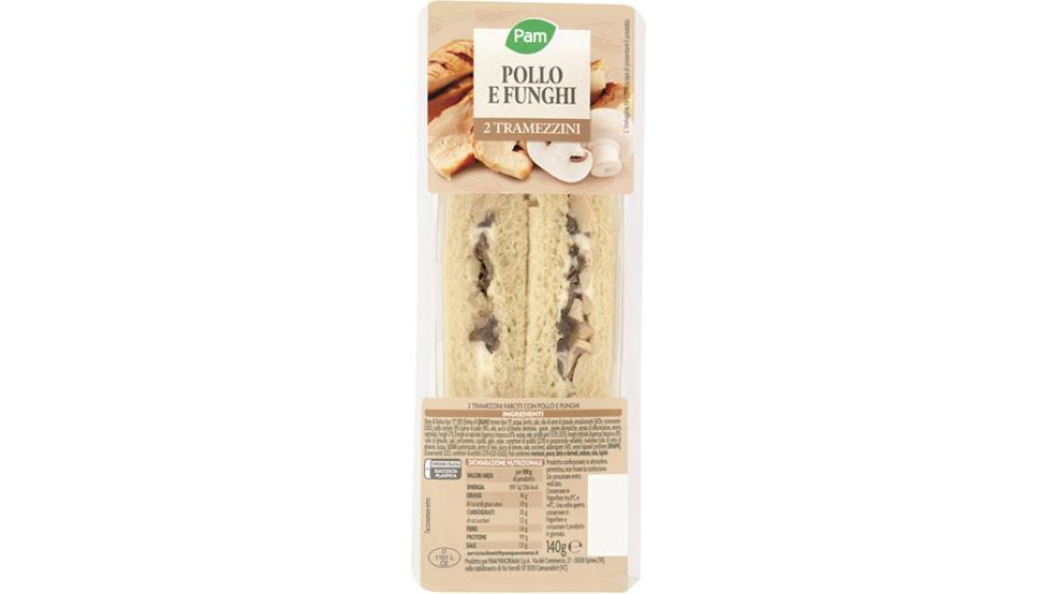 TRAMEZZINO POLLO E FUNGHI