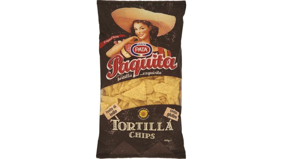 TORTILLA CHIPS PAQUITA PATA DA 400GR