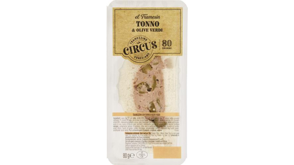TRAMEZZINO VENEZIANO TONNO E OLIVE