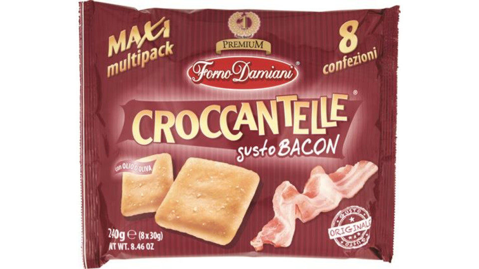 CROCCANTELLE MULTIPACK GR30 X8 GUSTO BACON