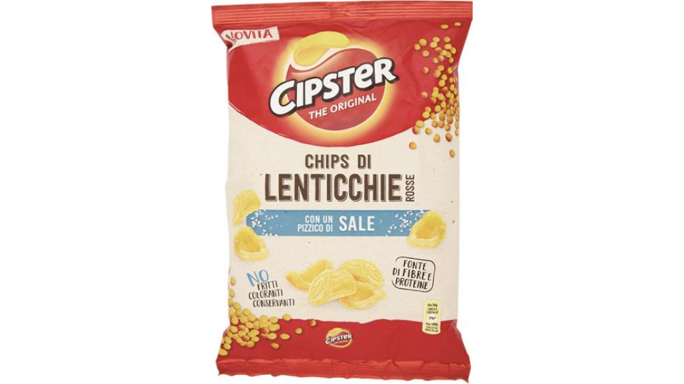 CHIPS DI LENTICCHIE ROSSE AL SALE