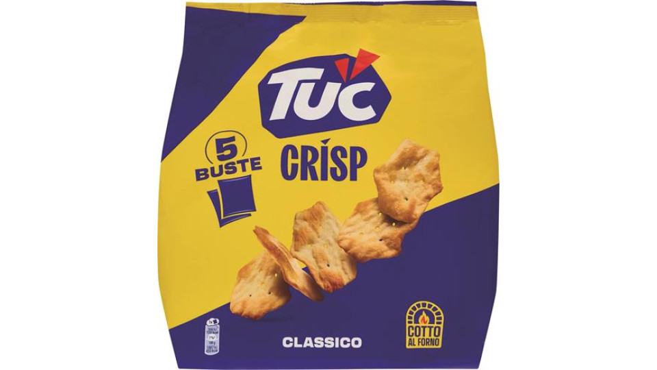 TUC CRISP SFOGLIATINE CROCCANTI COTTE AL FORNO ORIGINAL MULTIPACK