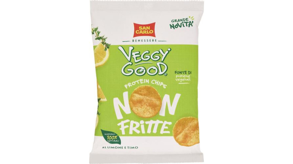 VEGGYGOOD PROTEIN CHIPS NON FRITTE LIMONE E TIMO
