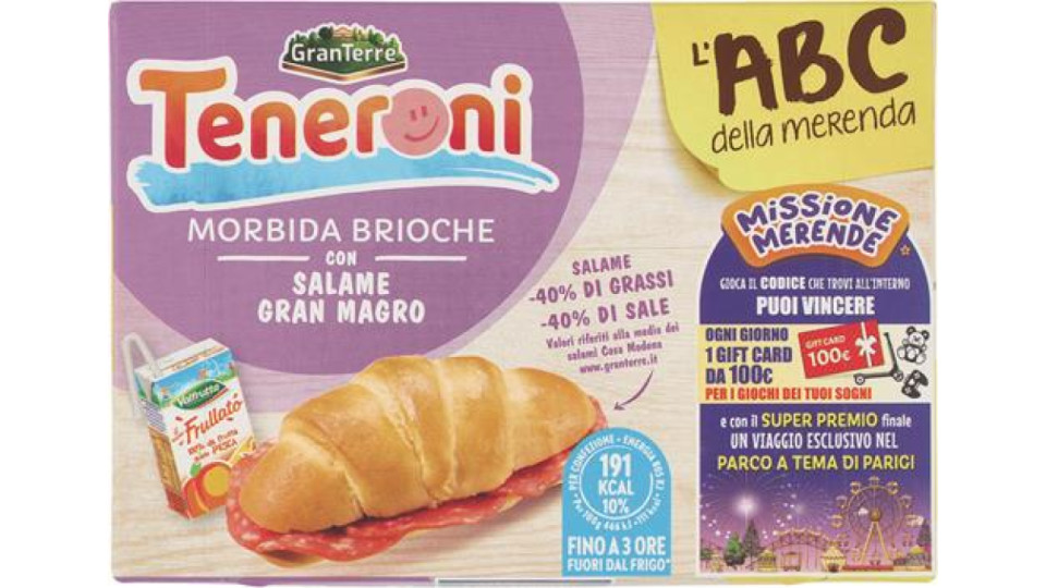 MERENDA BRIOCHE AL SALAME