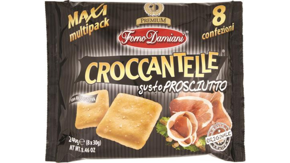 CROCCANTELLE MULTIPACK GR30X8 PROSCIUTTO