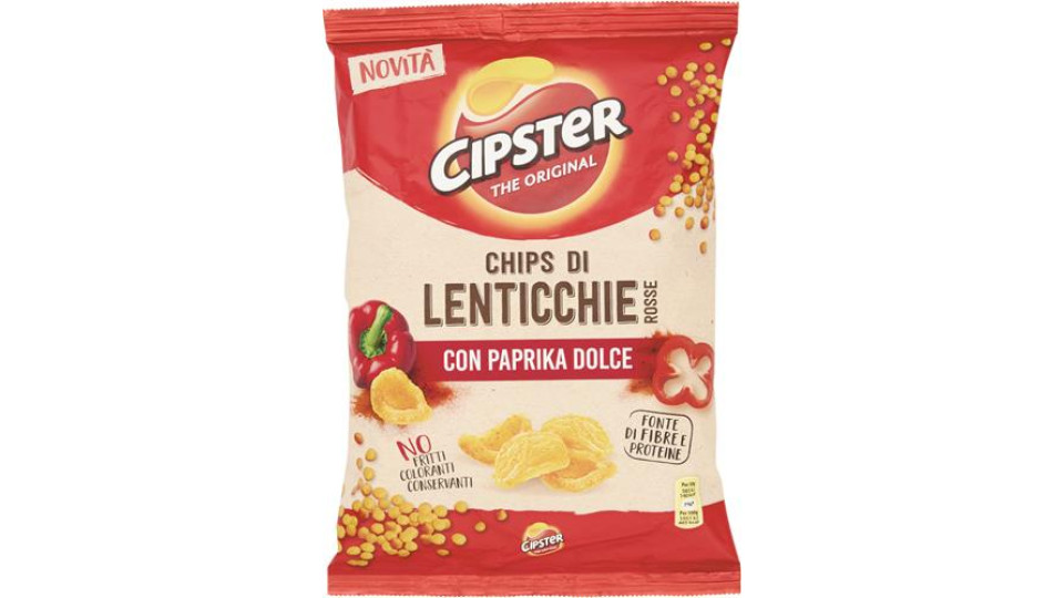 CHIPS DI LENTICCHIE ROSSE ALLA PAPRIKA