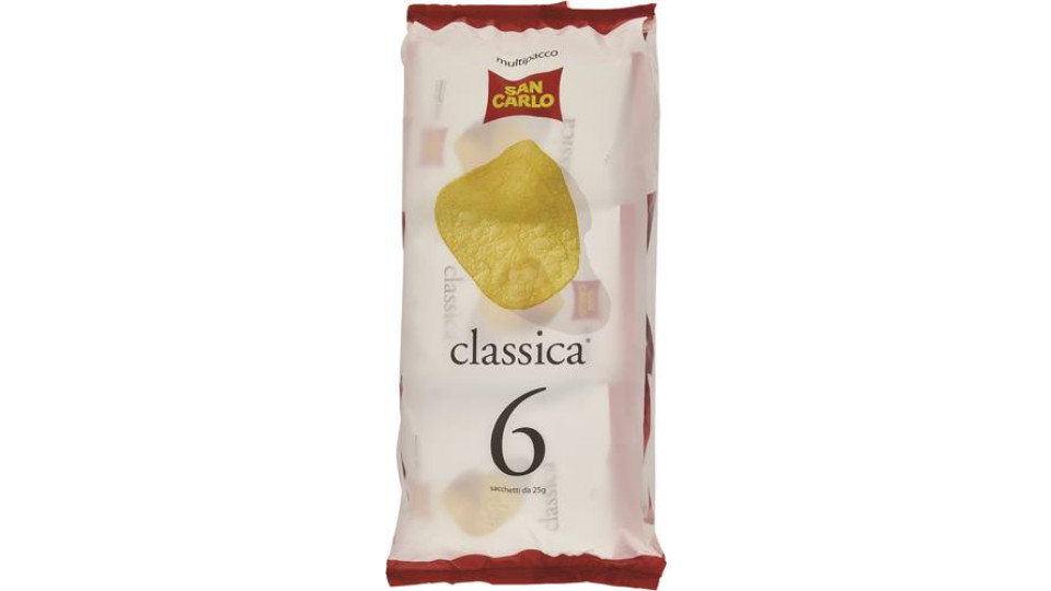 PATATINE CLASSICA MULTIPACK 25G X6