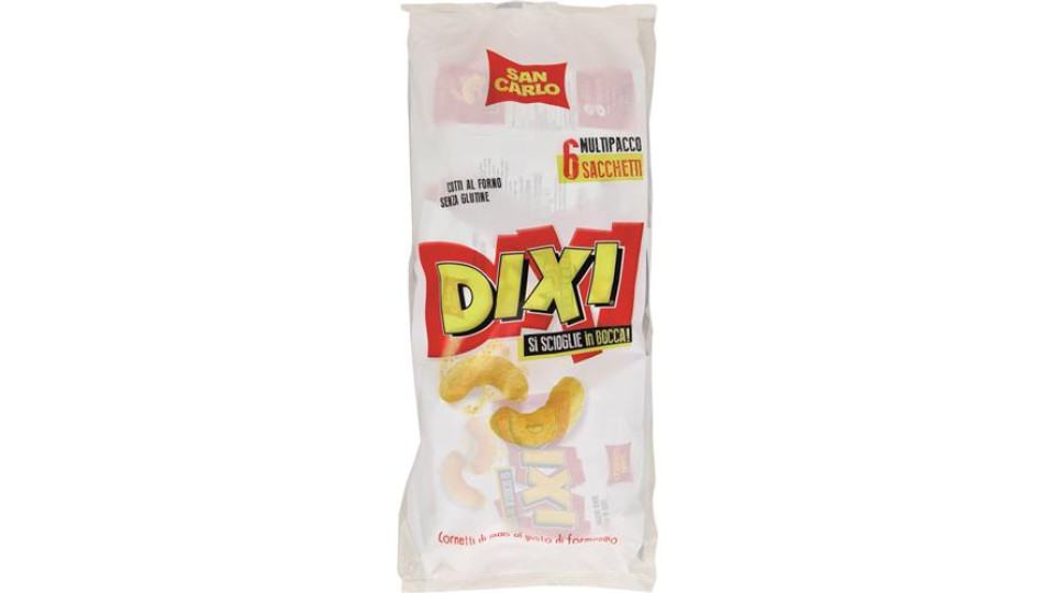 DIXI CORNETTI DI MAIS AL FORMAGGIO MULTIPACK G20X6