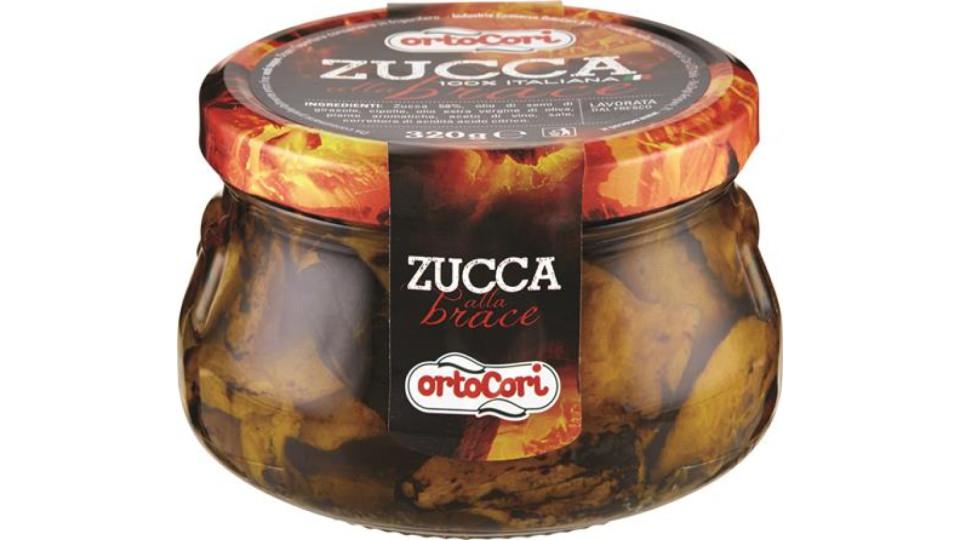 ZUCCA ALLA BRACE IN OLIO DI SEMI DI GIRASOLE