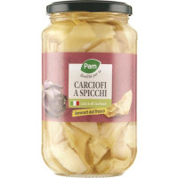 CARCIOFI TAGLIATI A SPICCHI OLIO SEMI DI GIRASOLE ML 580