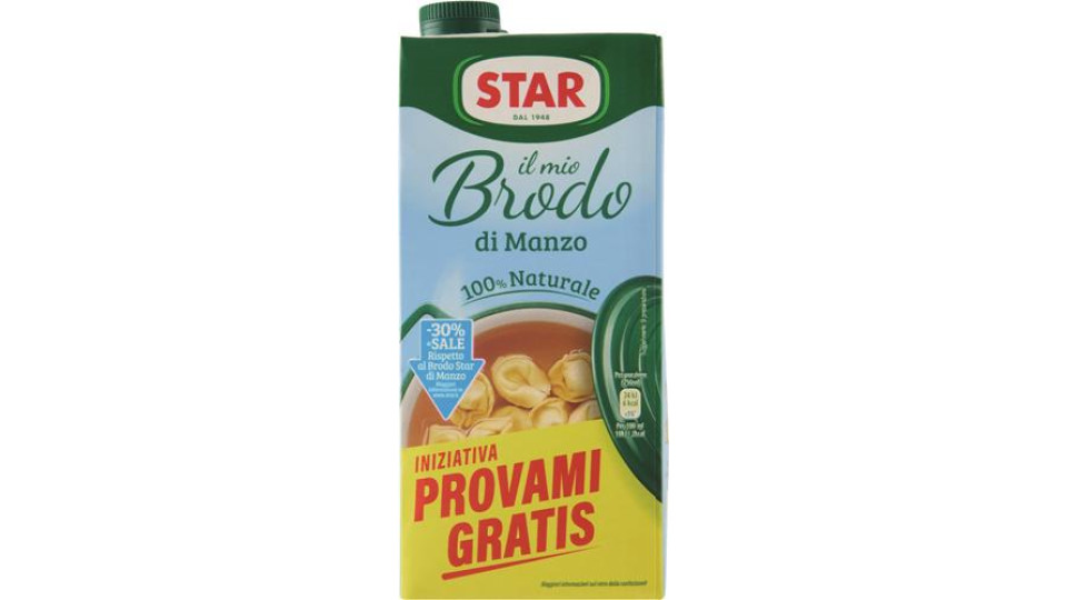 BRODO DI CARNE DI MANZO -30% DI SALE 100% NATURALE