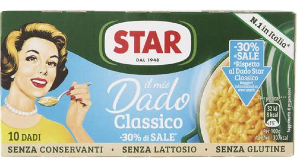 DADO CLASSICO 10 CUBI -30% DI SALE