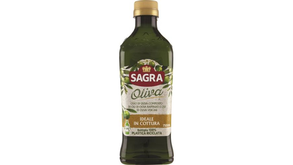 OLIO OLIVA IDEALE PER COTTURA PET 100% PLASTICA RICICLATA