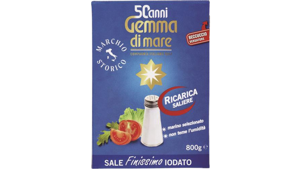 SALE FINISSIMO IODATO RICARICA SALIERE