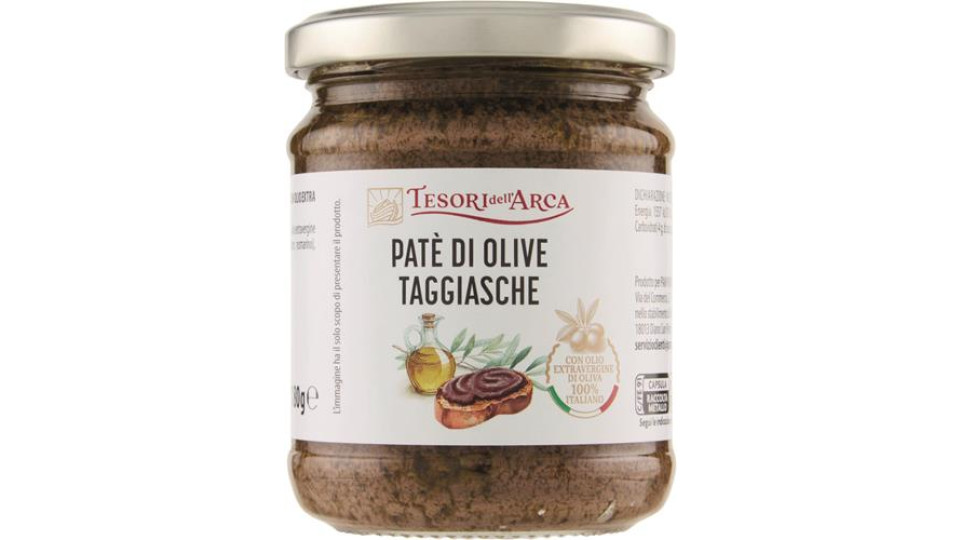 PATE' DI OLIVE TAGGIASCHE CON OLIO EX.V.OLIVA 100% ITALIANO